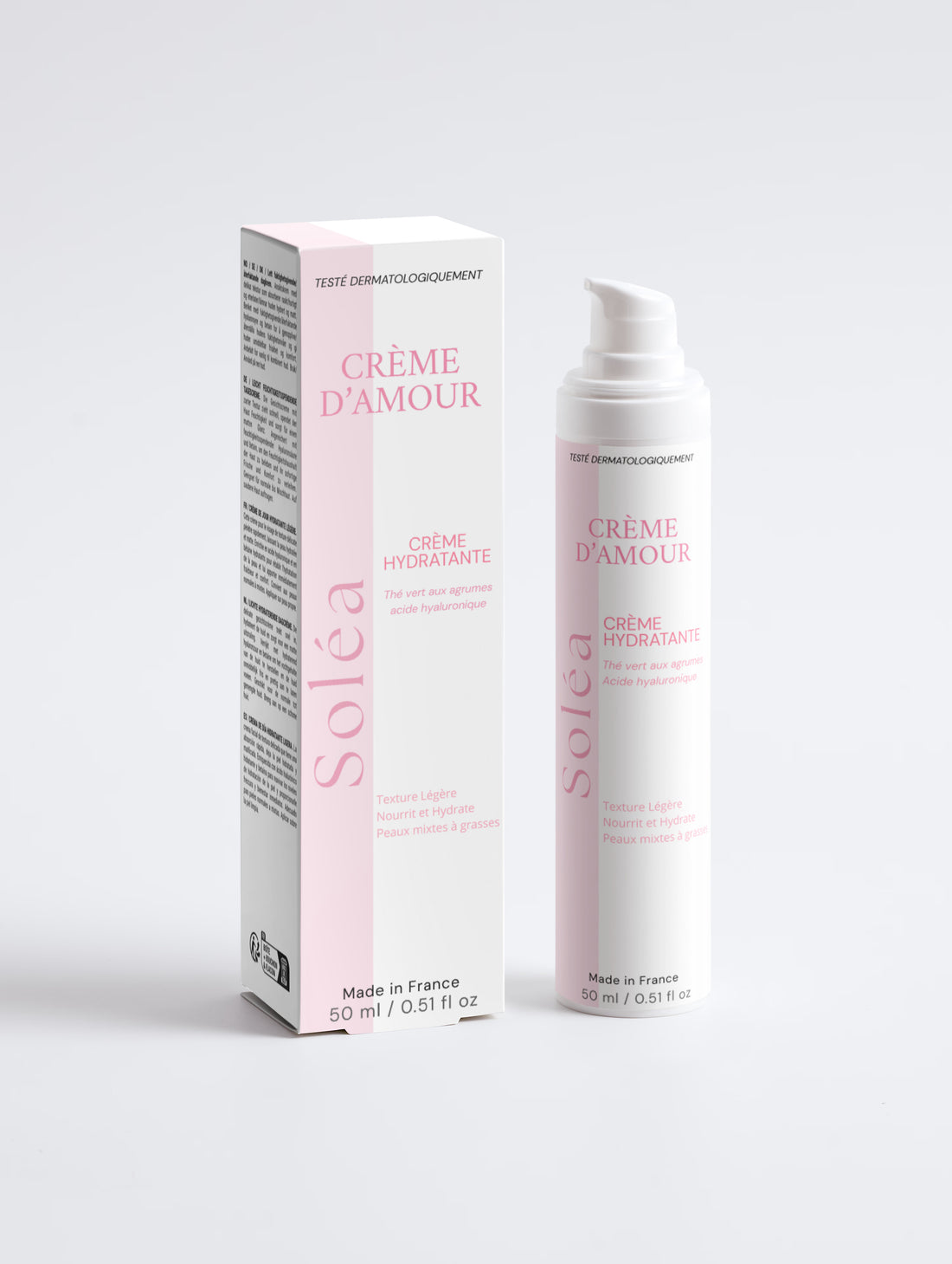 Crème hydratante visage soléa à l&